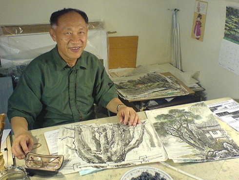 ming wei at this studio
